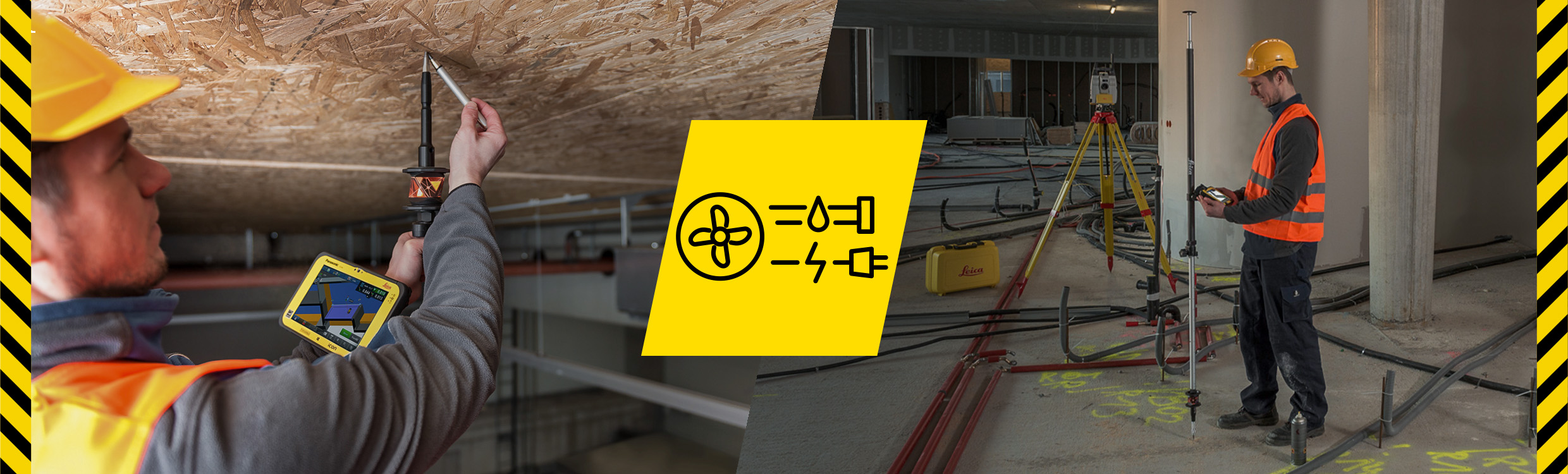 Leica iCON build solution for MEP and HVAC installations